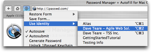 1passwd icona en browser