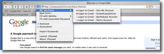 1password funcionant