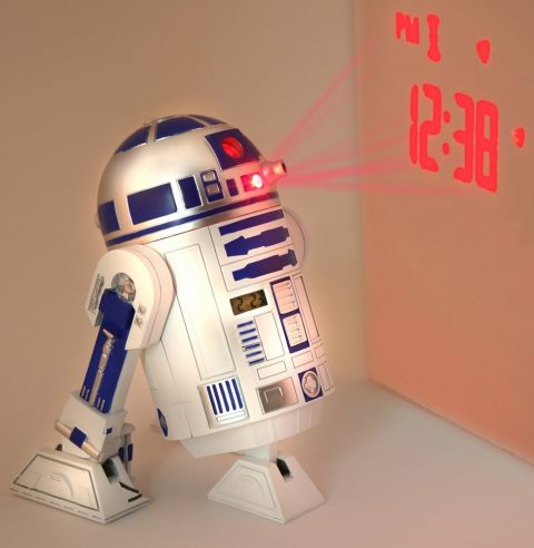 R2D2 Despertador, amb música de StarWars amb projecció