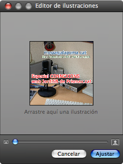 Podcasting - Garageband - Editor d'ilustracions