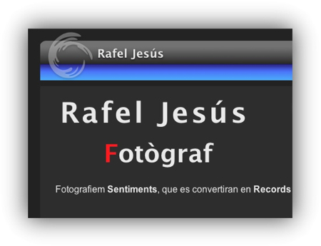 Rafel Jesus web professional de fotografia
