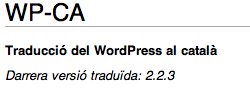 wordpress en català