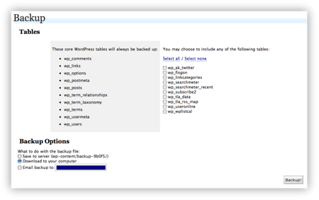WP Pràctic 3 WP Database Backup - imatge 1