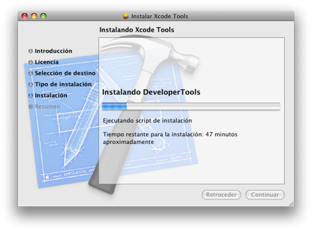 Xcode Tools Installation