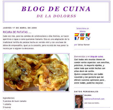 Bloc de cuina de la Dolorss