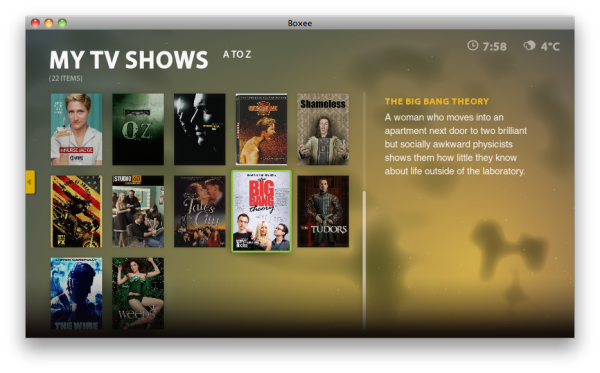 Boxee mediacenter