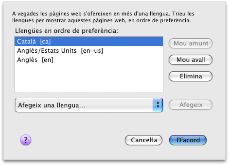 català per defecte al Firefox