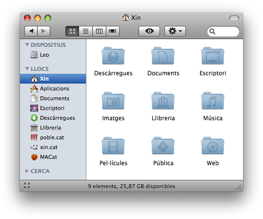 Finder en català