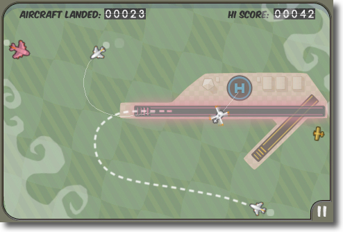 Flight control joc per iPhone