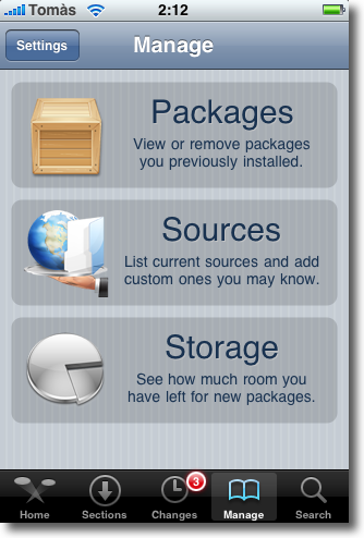 gestio iphone cydia