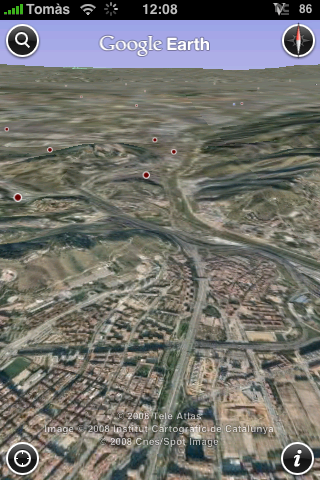 google earth iphone 1