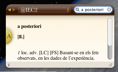 widget diccionari IEC