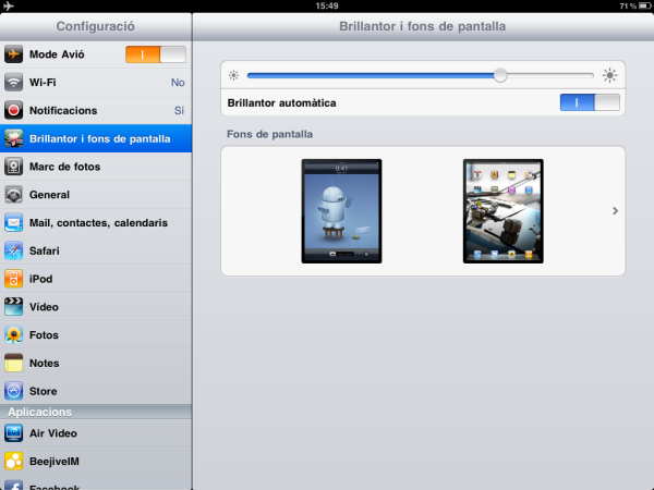 iOS 4.2.1 a l'iPad en català