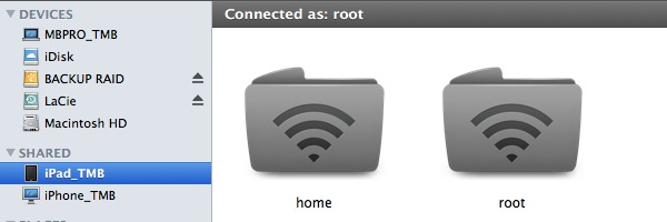 iPad access via Netatalk