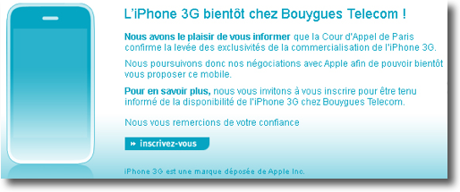 anunci iphone bouygues