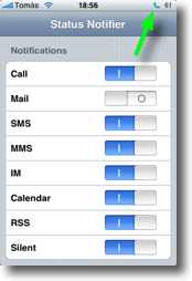 iPhone StatusBar Notifiers