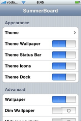 iphone summerboard