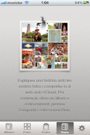iPhoto per iOS en català