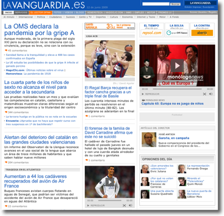 La Vanguardia després