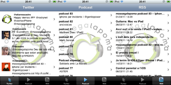 mossegalapoma app funcionalitat