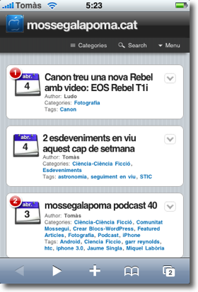 mossegalapoma per iphone