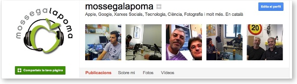 Mossegalapoma a Google+