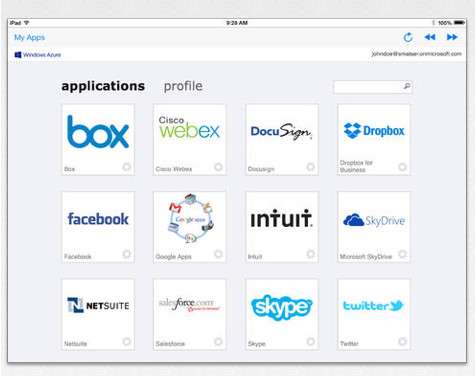 My Apps - Windows Azure Active Directory