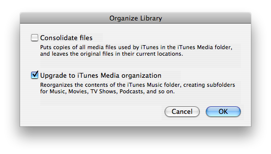 organitzar llibreria iTunes