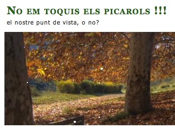 No em toquis els picarols