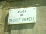 Plaça de George Orwell a Barcelona