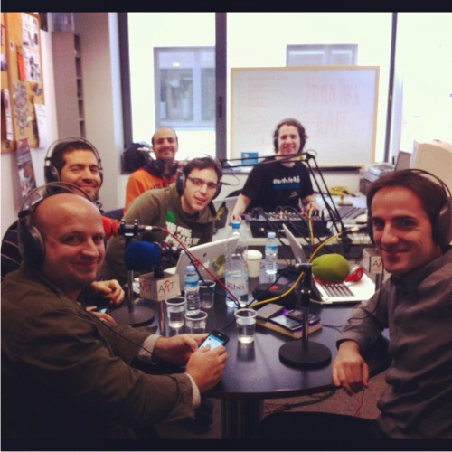 Tothom a l'estudi en el Podcast 100