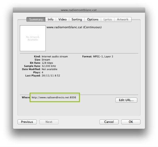 Ràdio Montblanc a iTunes
