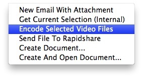 Video encoding - Mac OS X Lion