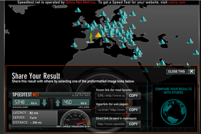 speedtest speedtest.net