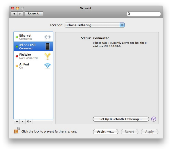 Tethering