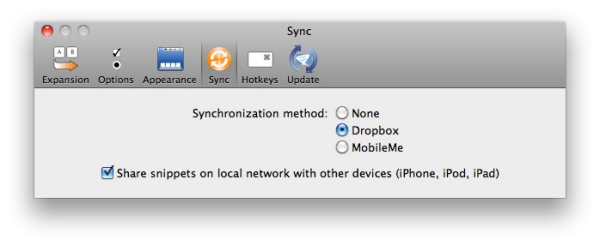 TextExpander Preferences