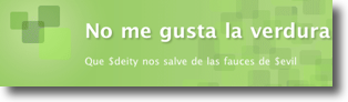 No me gusta la verdura