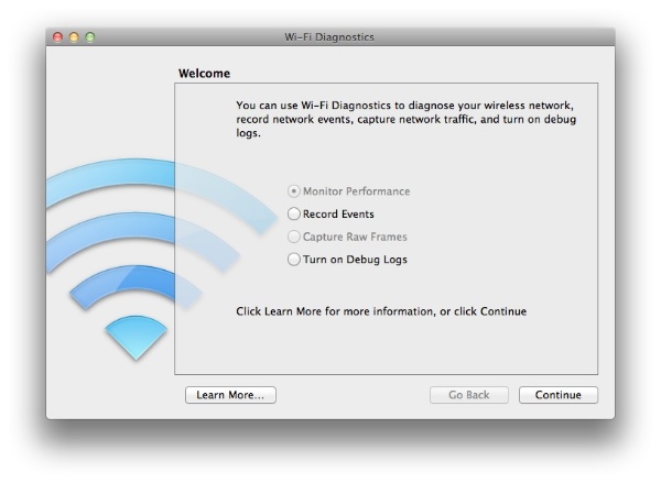Wi-Fi diagnostics