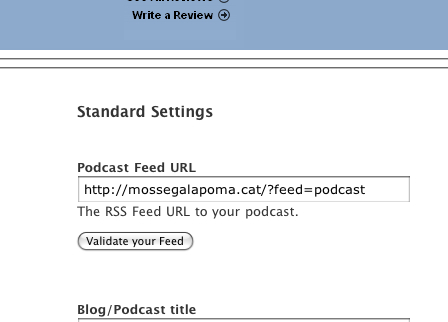 el Feed del Podcast