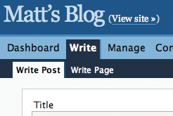 exemple wordpress