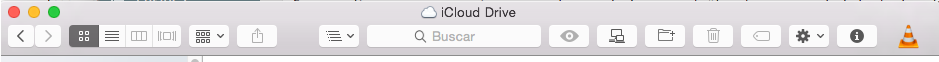 icones finder menu superior - Yosemite